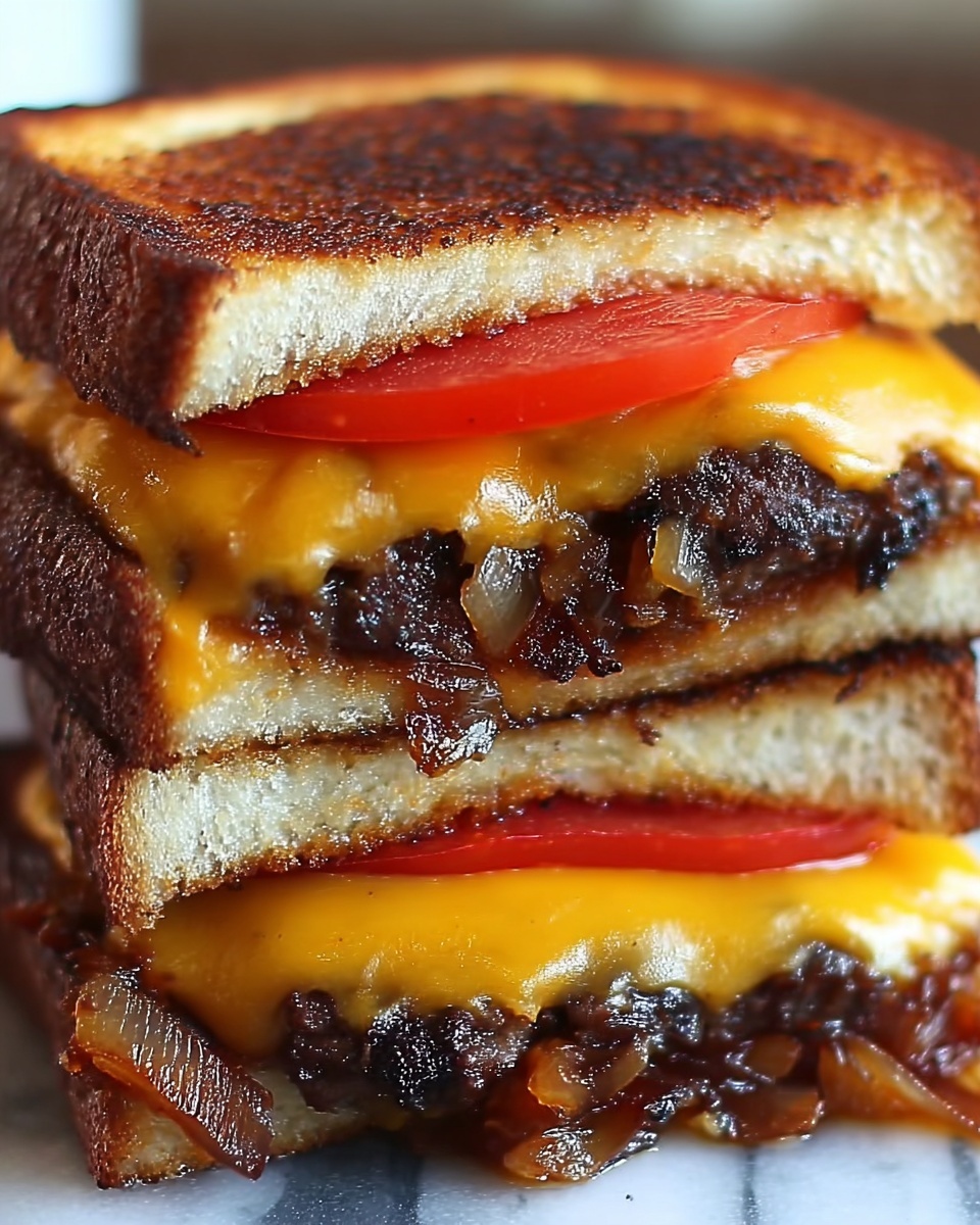 Grilled Cheese Burgers Recipe - Recipe Image