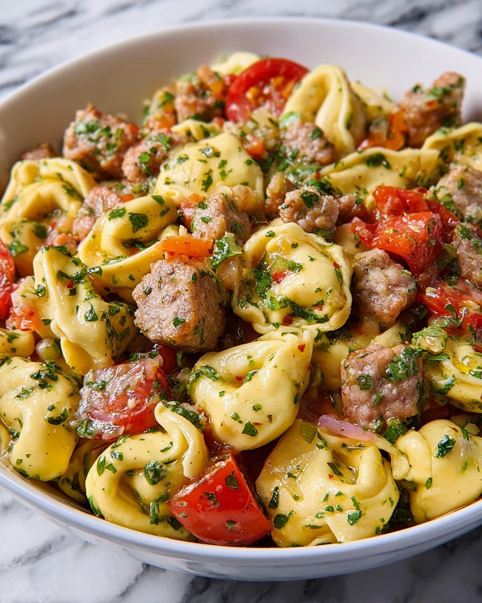 Meaty Tortellini Salad Recipe - Recipe Image