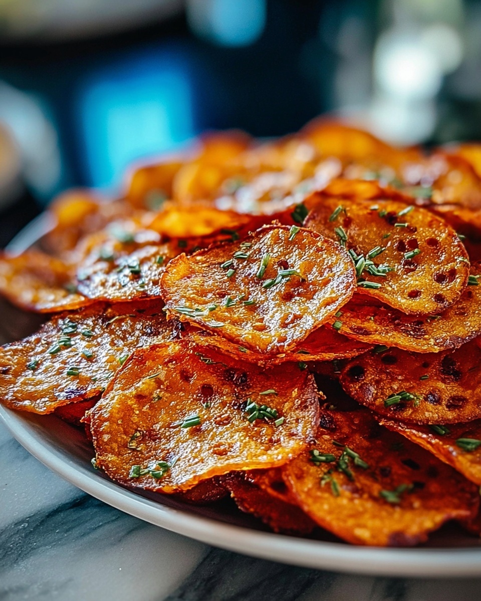 Keto Pepperoni Cheese Crisps: A Delicious Low-Carb Snack Recipe - Recipe Image