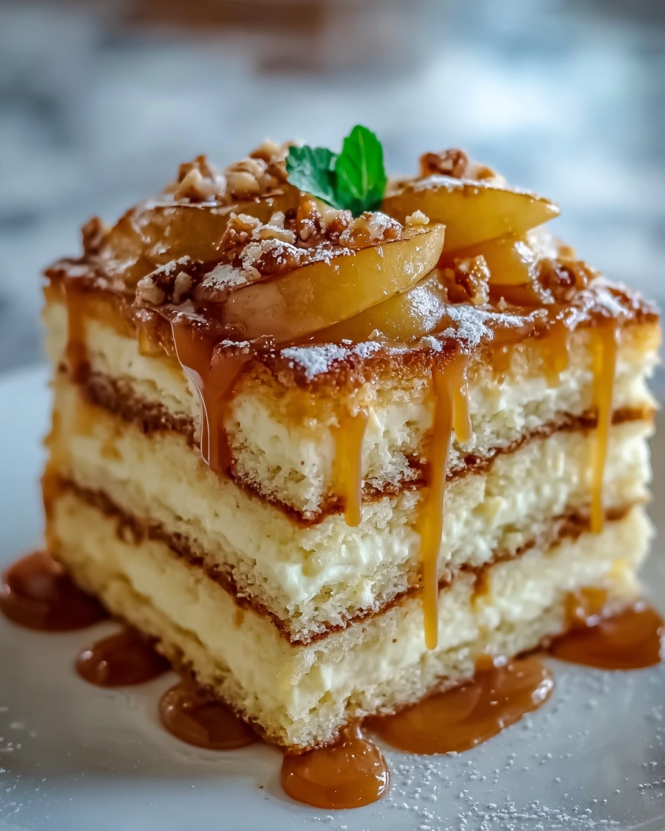 Cinnamon Roll Gooey Butter Cake with Sticky Toffee Buttercream Flood Recipe - Recipe Image