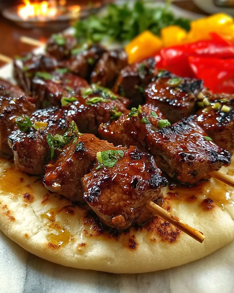 Greek Beef Souvlaki Recipe - Recipe Image