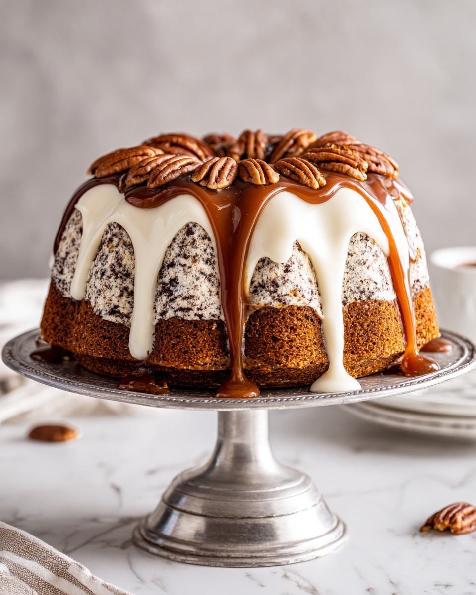 Caramel Pecan Bundt Cake Recipe - Recipe Image