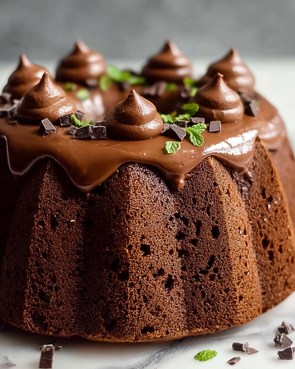 Tender Chocolate Cream Cheese Pound Cake Recipe - Recipe Image