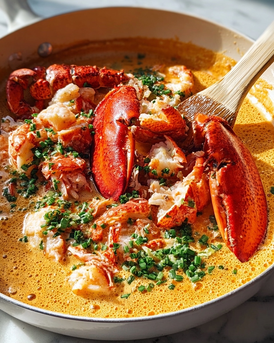Creamy Spicy Lobster Pasta Recipe - Recipe Image