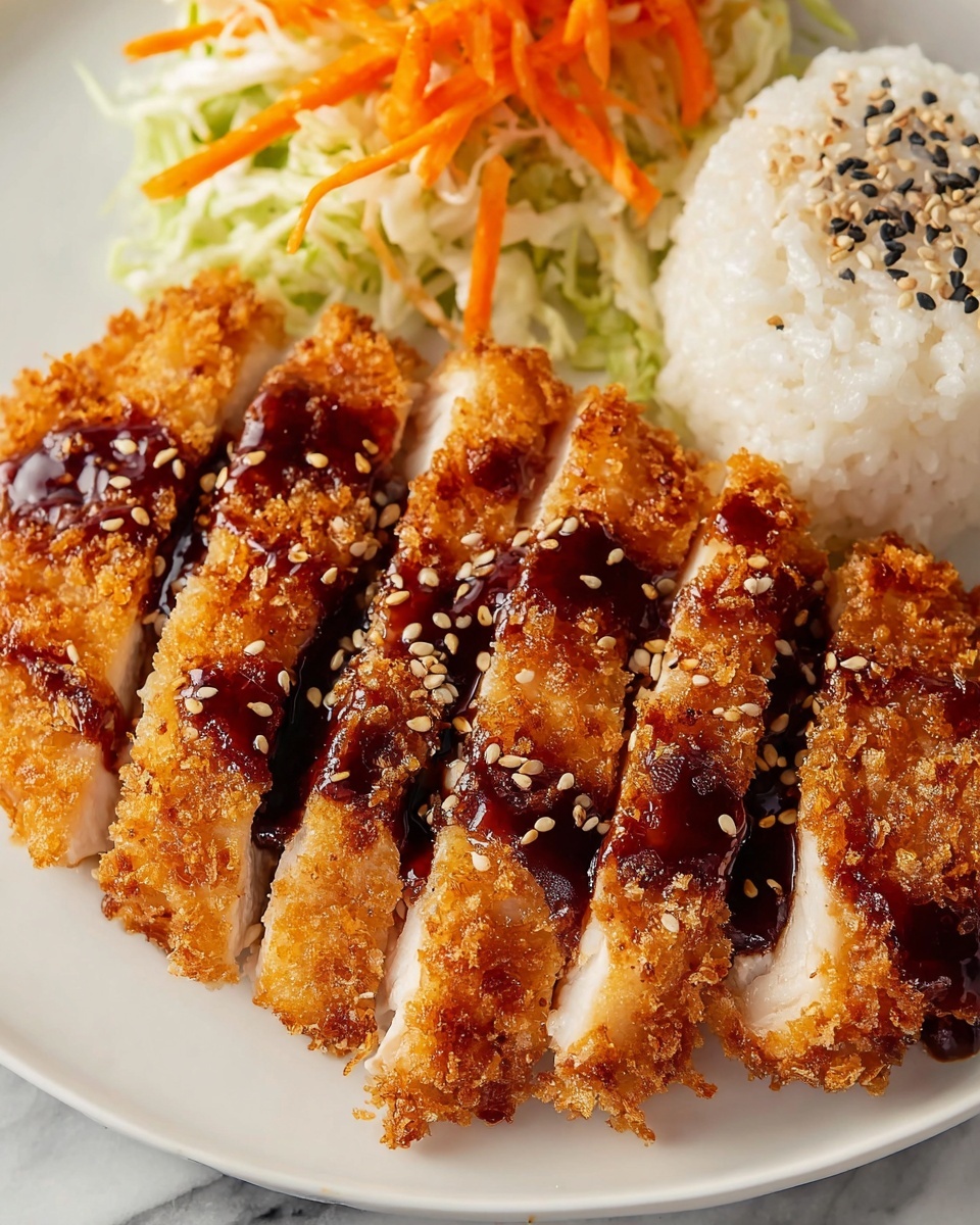 Chicken Katsu with Savory Katsu Sauce Recipe - Recipe Image