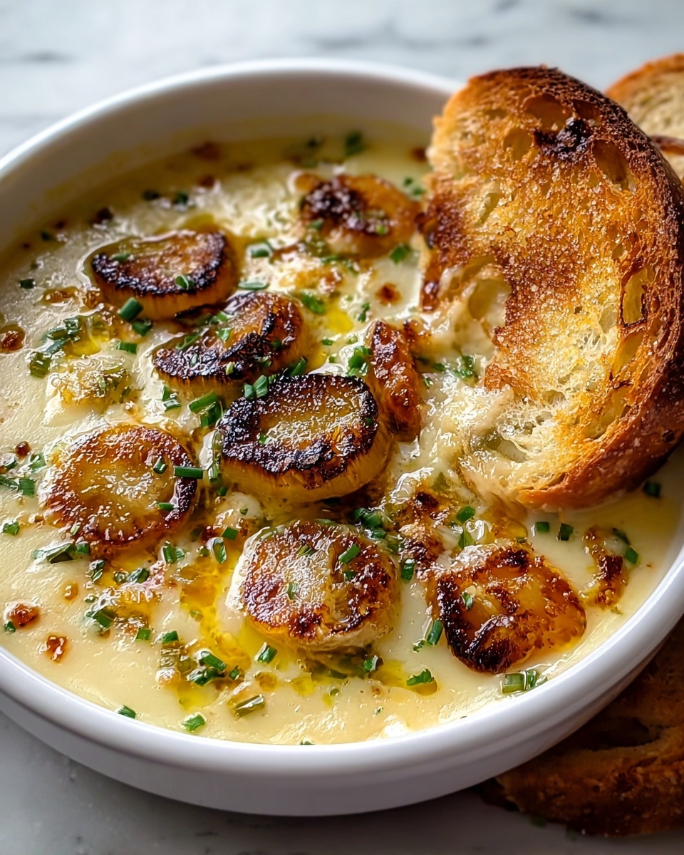 Country French Garlic Soup Recipe - Recipe Image