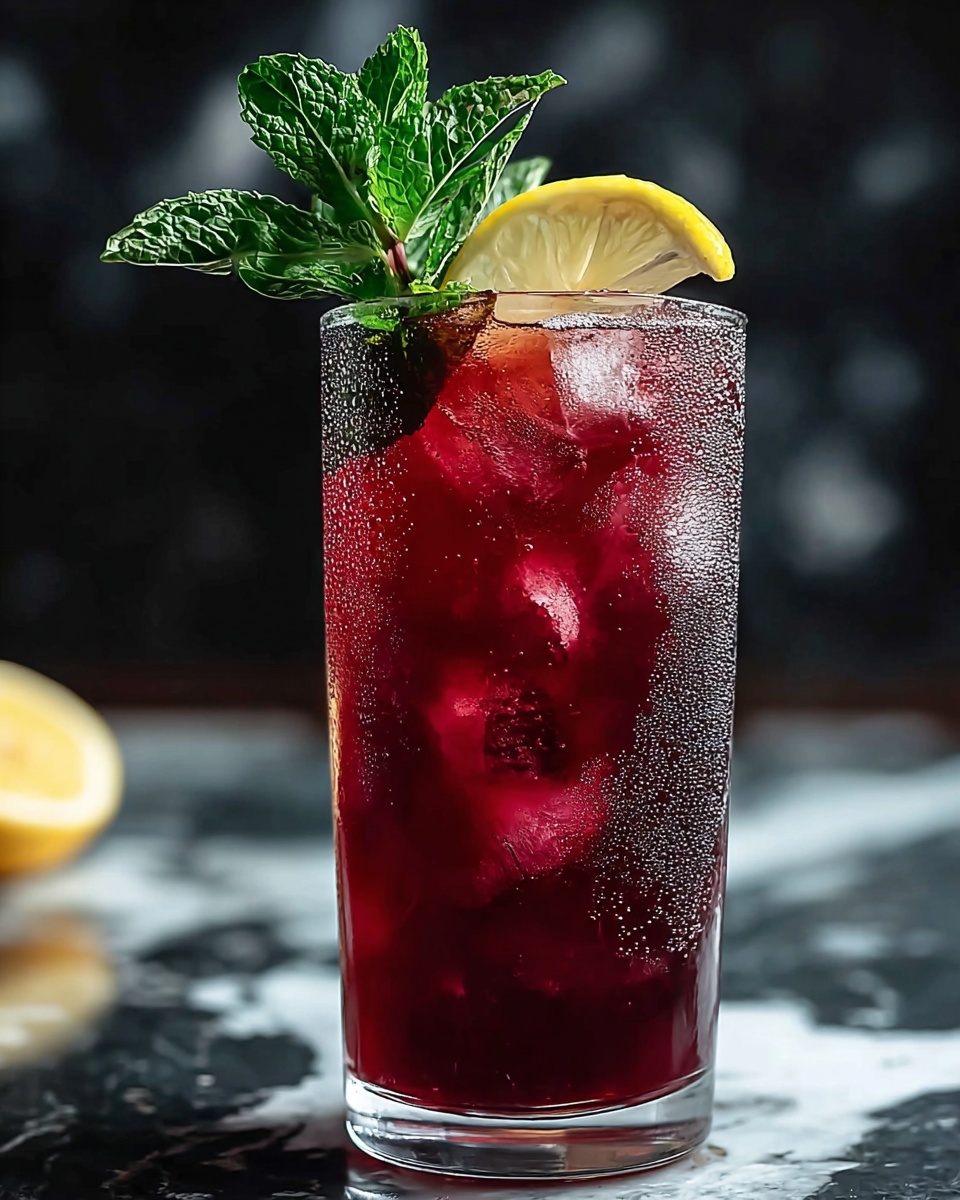 Cherry-Berry Iced Tea Recipe - Recipe Image