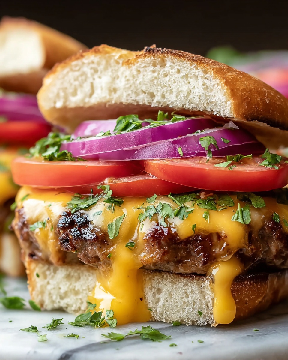 Chipotle Cheddar Chicken Burgers Recipe - Recipe Image