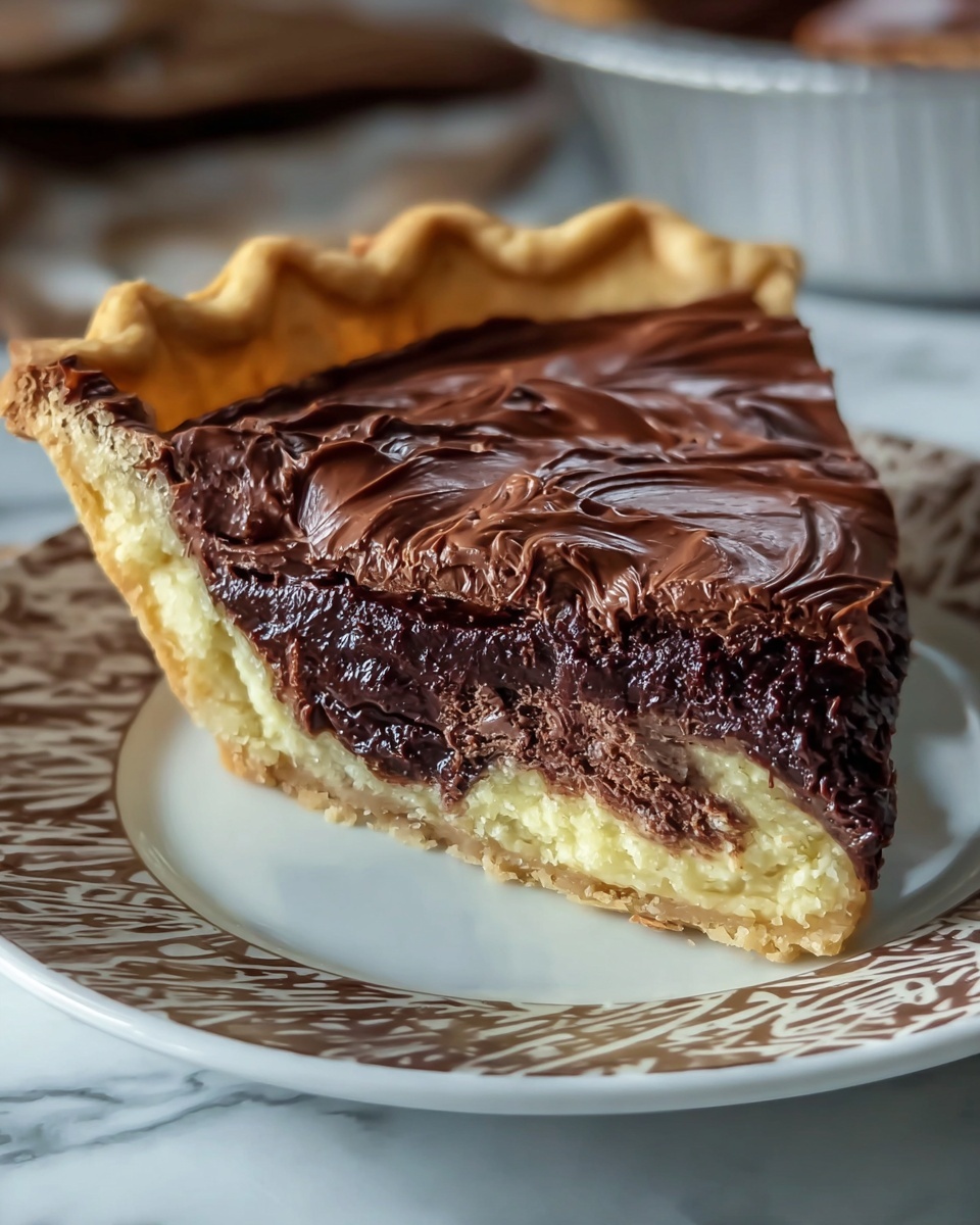 Hot Fudge Pie Recipe - Recipe Image