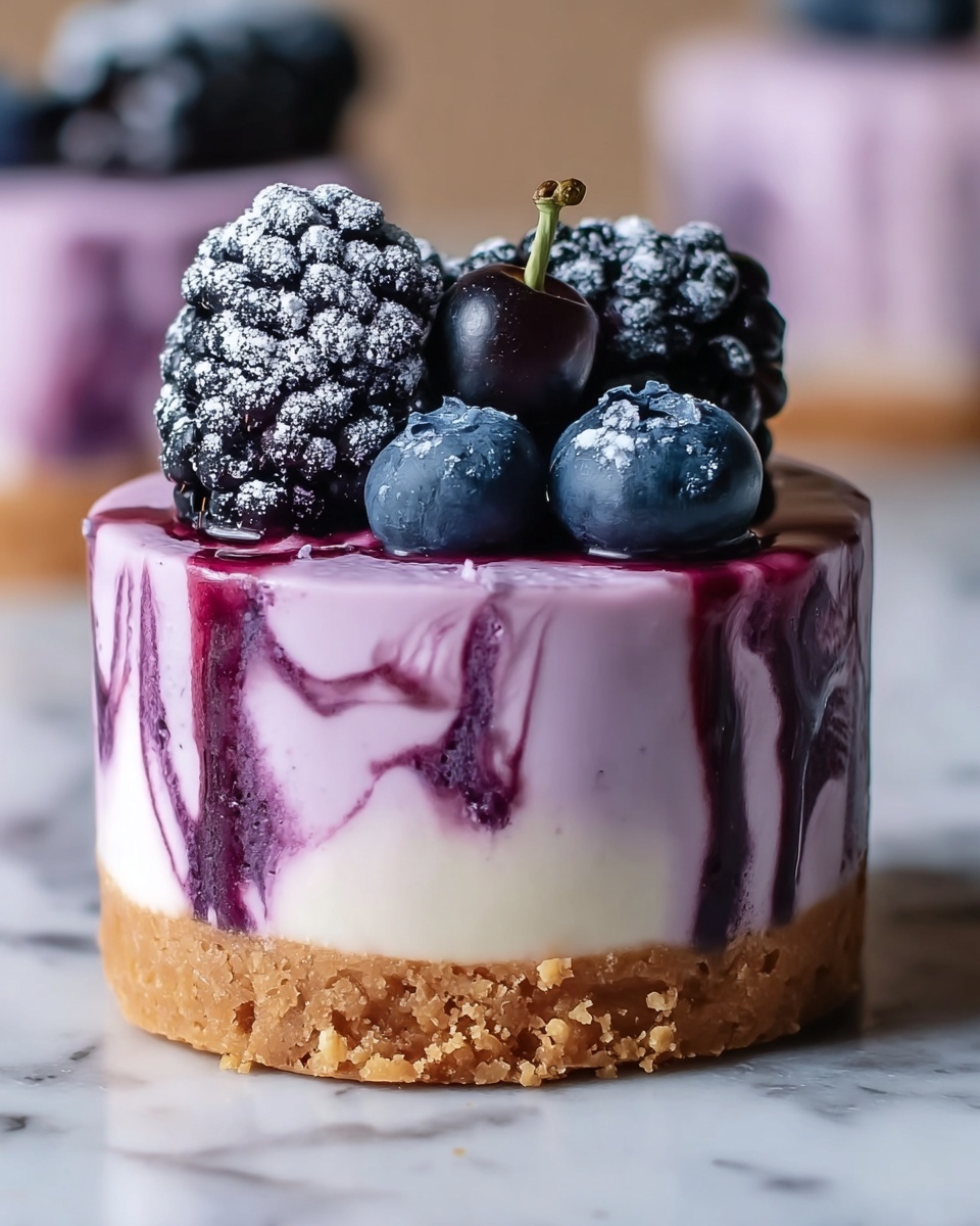 Blueberry Mousse Heaven Cheesecake Recipe - Recipe Image