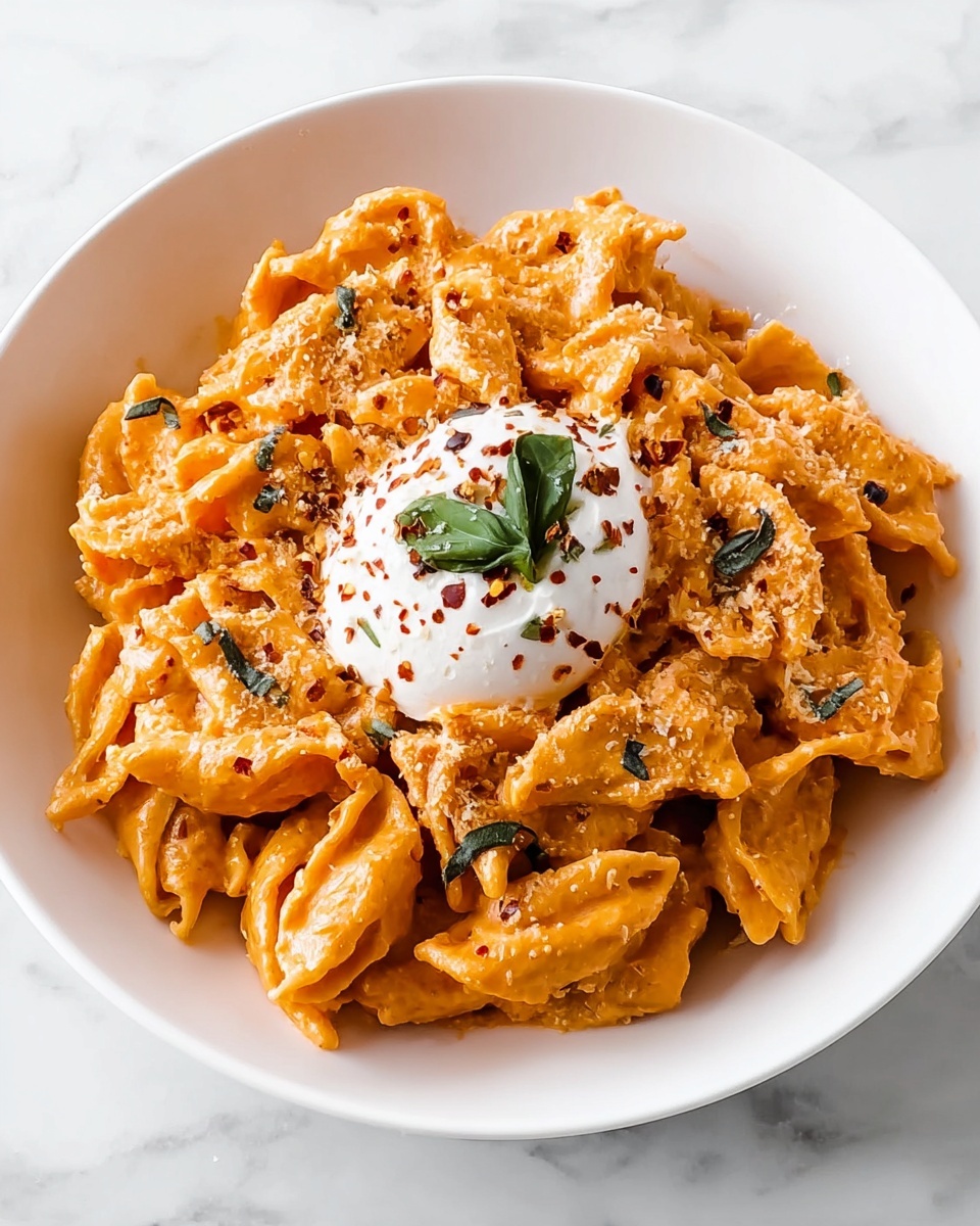 Creamy Romesco Pasta Recipe - Recipe Image