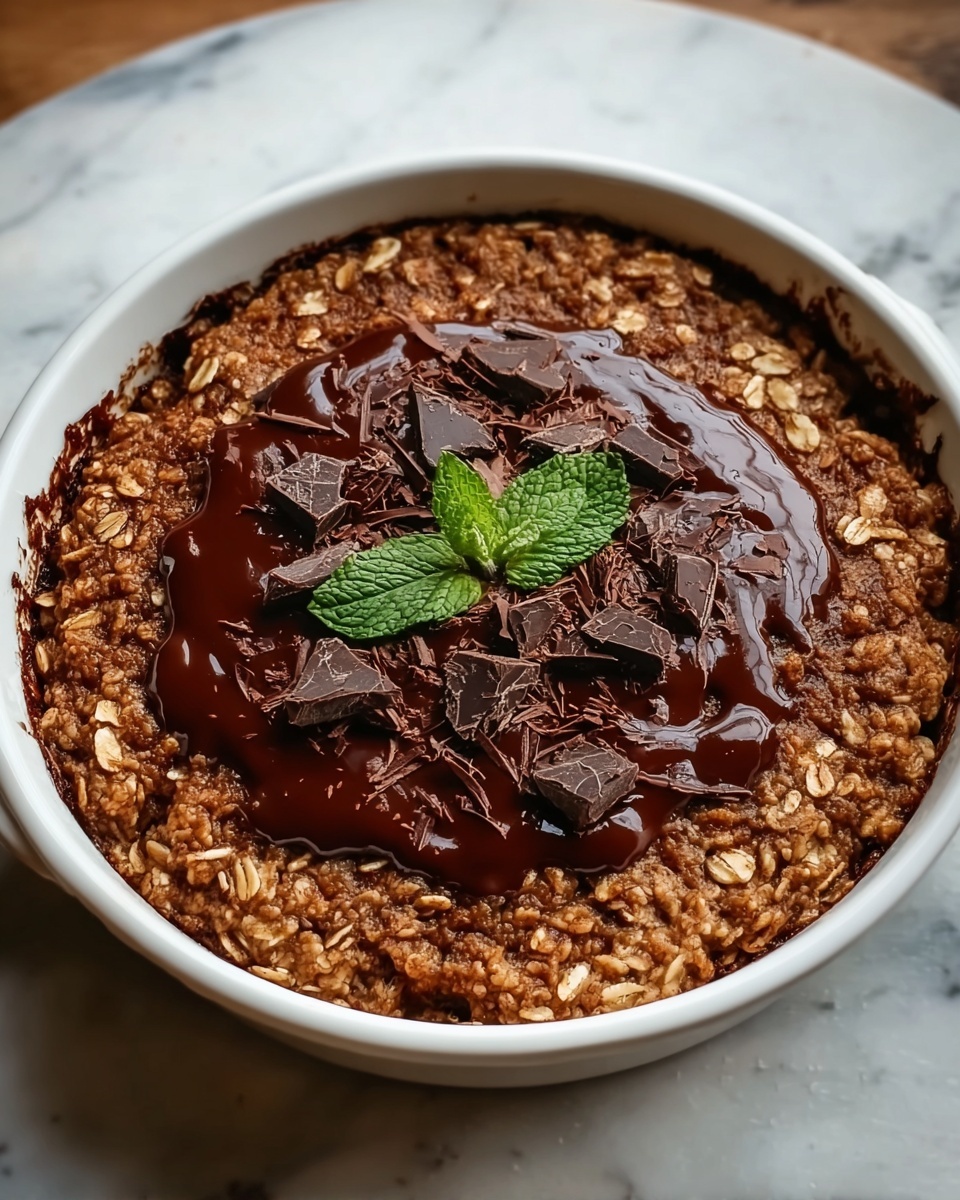 Chocolate Baked Oats Recipe - Recipe Image