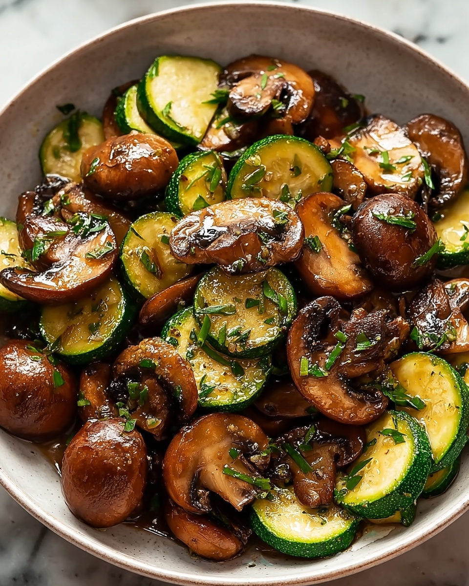Pan-Fried Zucchini and Mushrooms: An Amazing Ultimate Recipe - Recipe Image