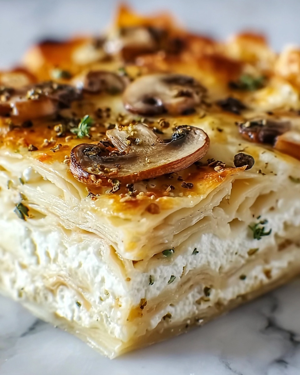 Feta & Mushroom Brunch Squares Recipe - Recipe Image