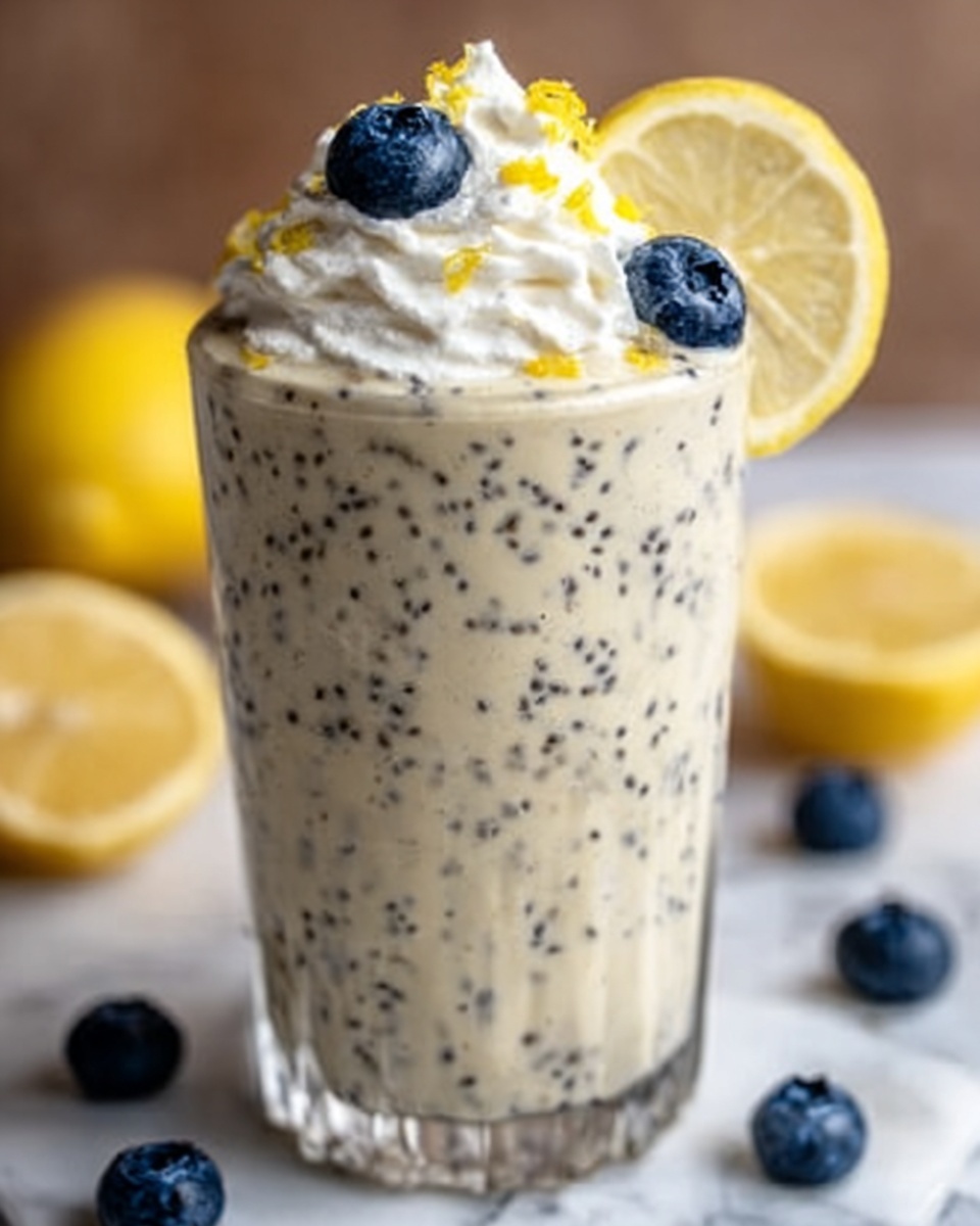 Vegan Lemon Poppy Seed Overnight Oats Recipe - Recipe Image