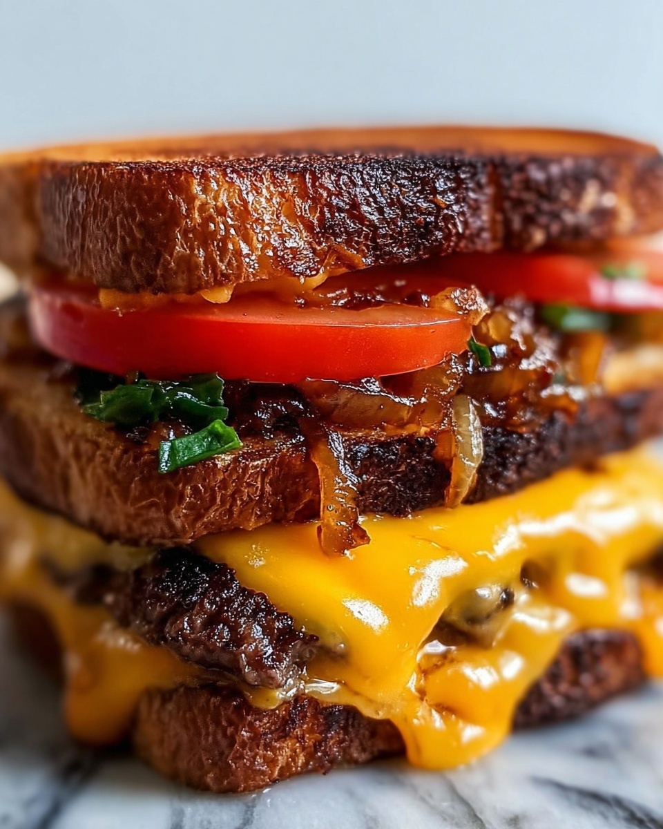 Grilled Cheese Burgers Recipe - Recipe Image