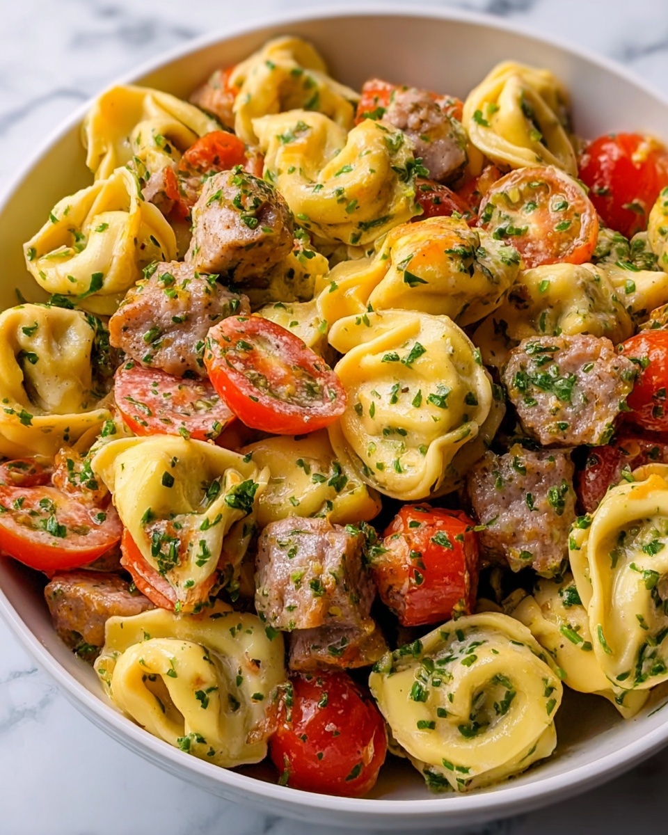 Meaty Tortellini Salad Recipe - Recipe Image