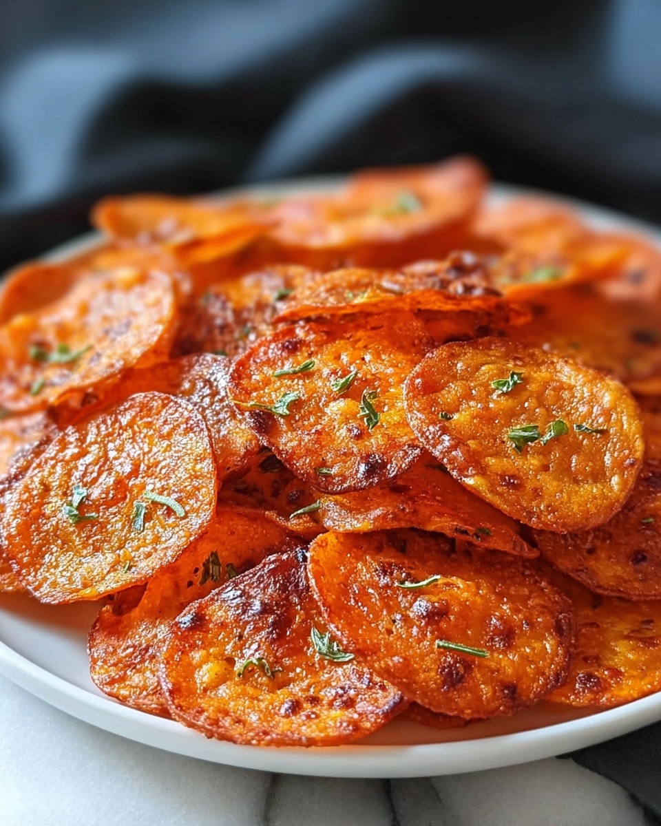 Keto Pepperoni Cheese Crisps: A Delicious Low-Carb Snack Recipe - Recipe Image
