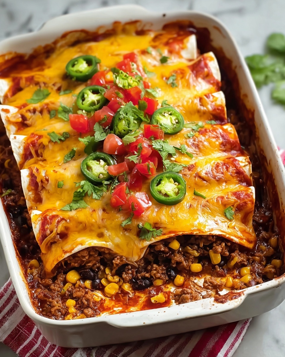 Beef Enchilada Casserole Recipe - Recipe Image