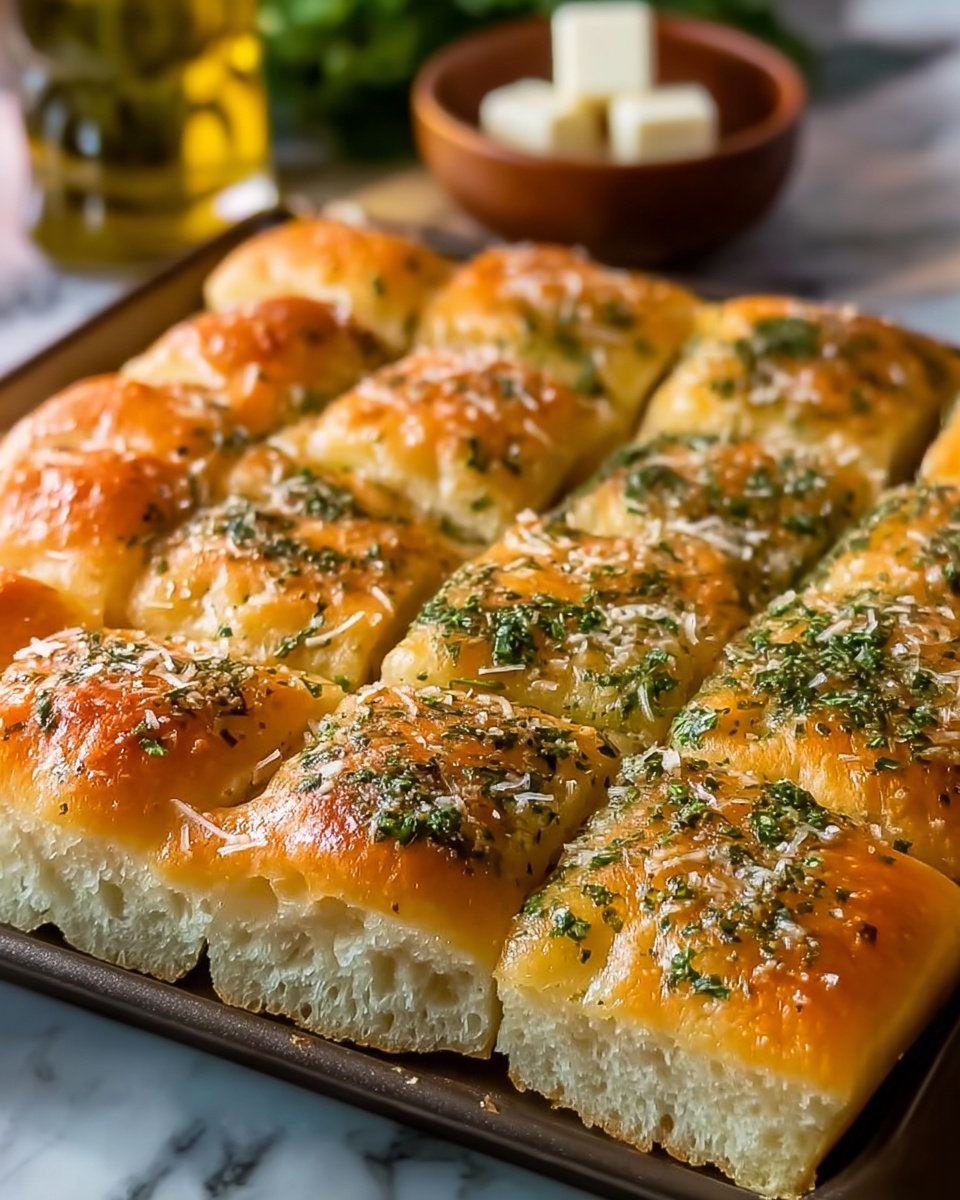 Garlic Parmesan Focaccia: The Ultimate Baking Guide Recipe - Recipe Image