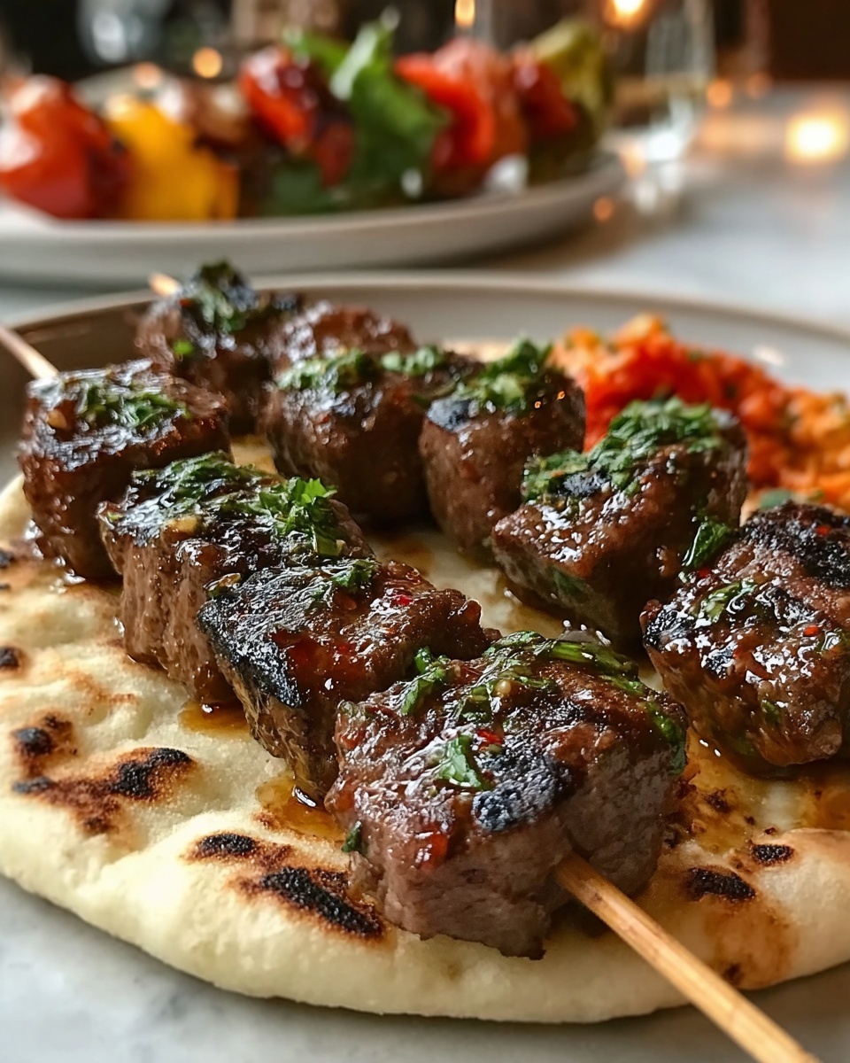 Greek Beef Souvlaki Recipe - Recipe Image