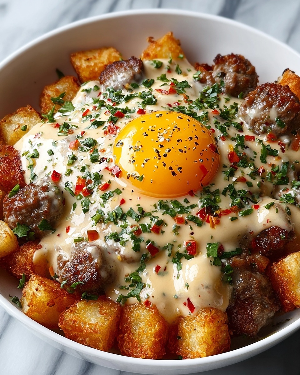 Tater Tot Breakfast Bowl: The Ultimate Comfort Food Recipe - Recipe Image