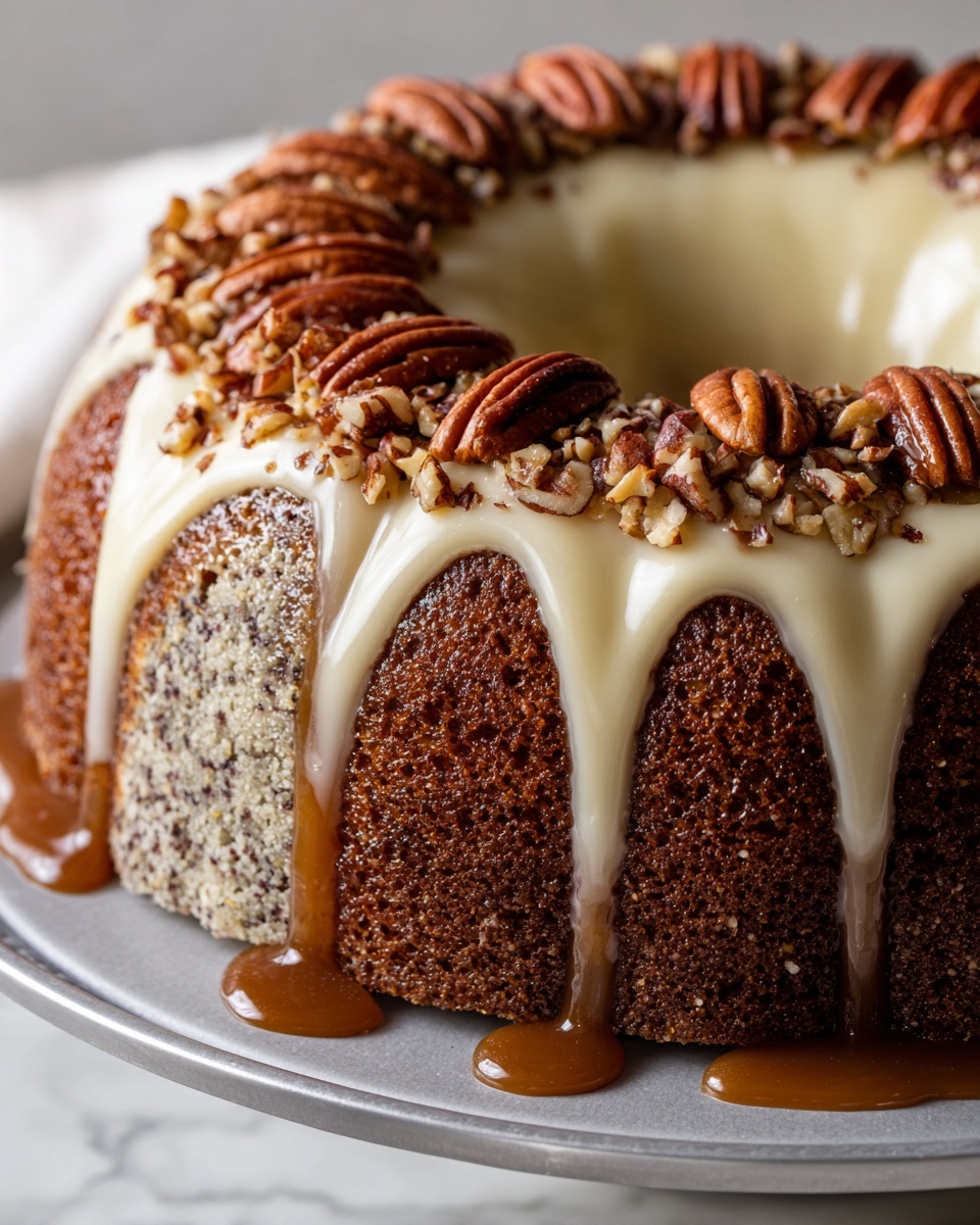 Caramel Pecan Bundt Cake Recipe - Recipe Image