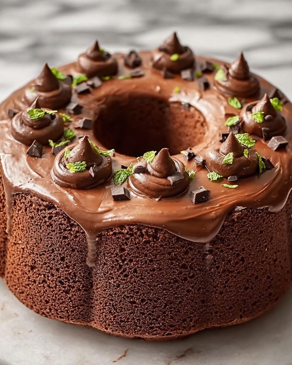 Tender Chocolate Cream Cheese Pound Cake Recipe - Recipe Image