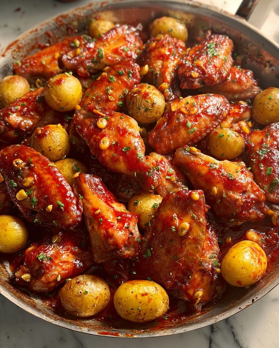 Chicken Wing Boil with Spicy Butter Sauce Recipe - Recipe Image