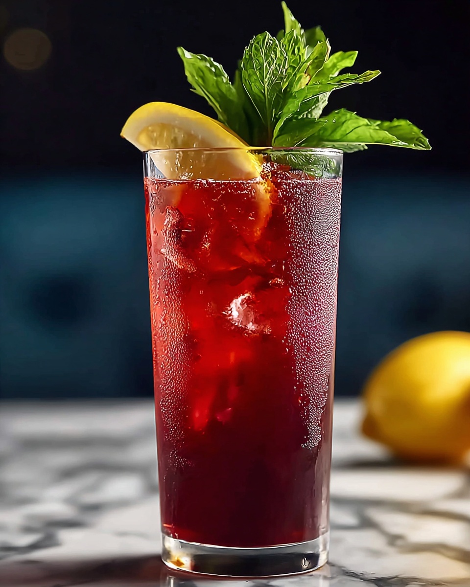 Cherry-Berry Iced Tea Recipe - Recipe Image