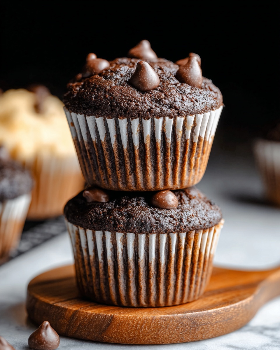 Dark Chocolate Banana Bread Muffins Recipe - Recipe Image