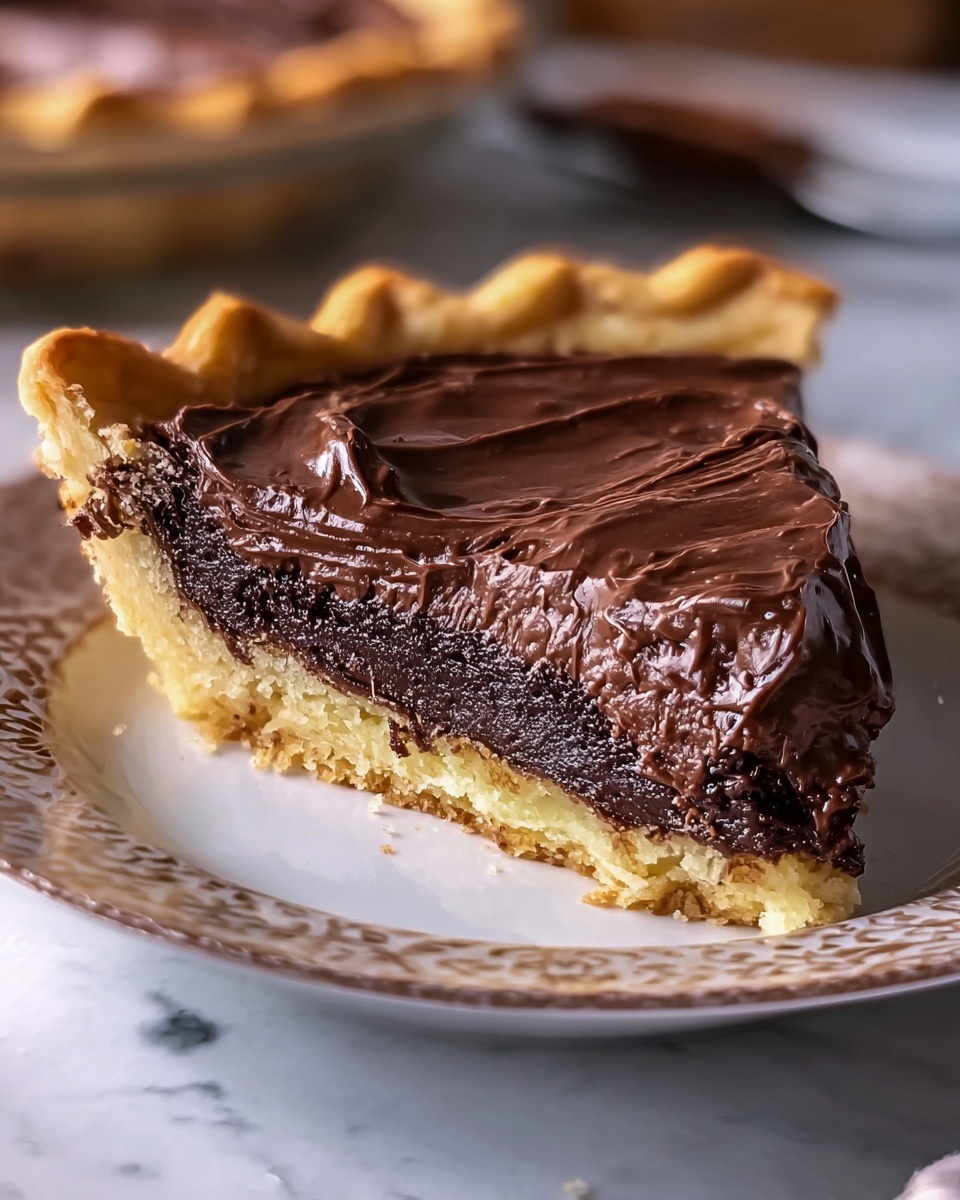 Hot Fudge Pie Recipe - Recipe Image