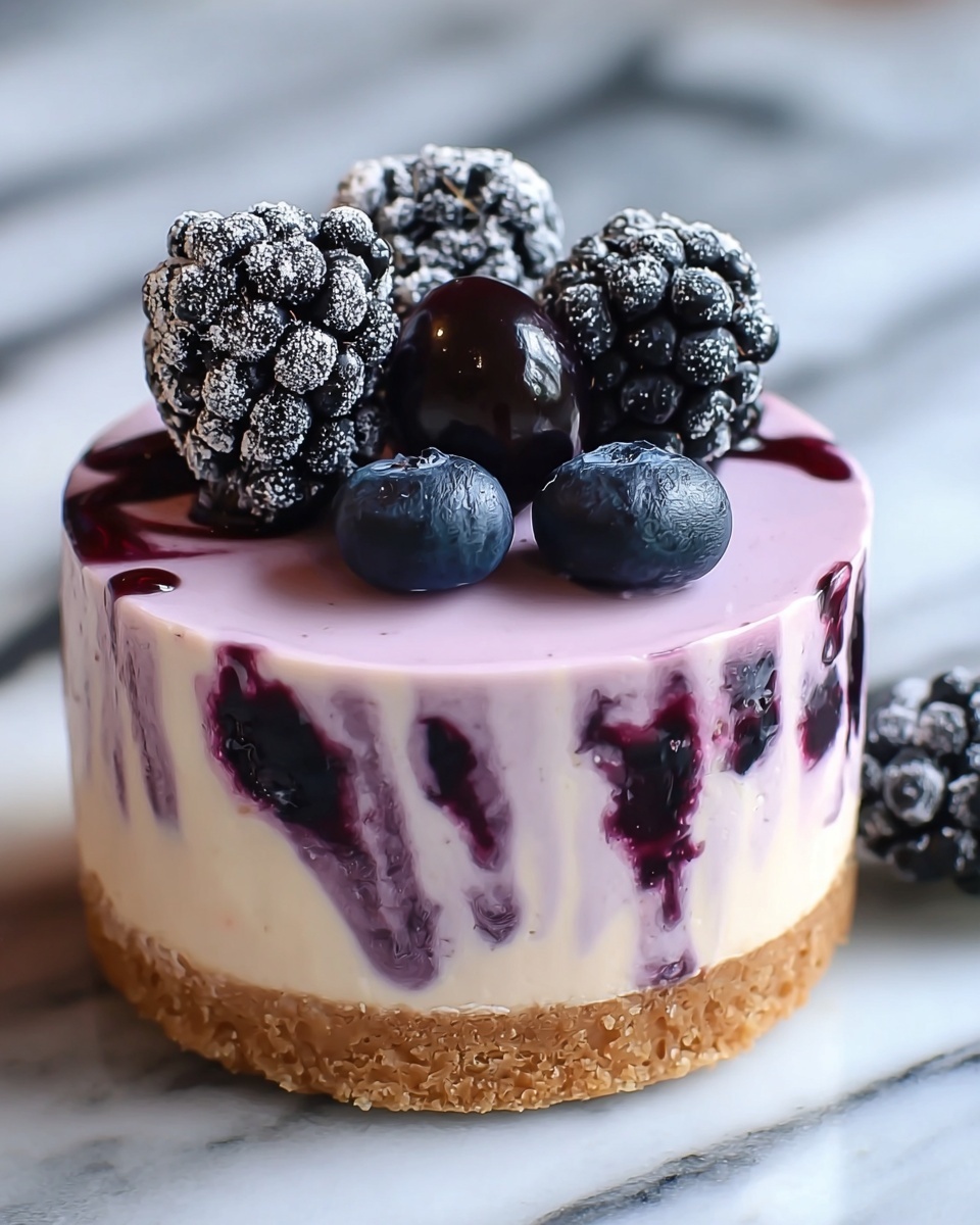 Blueberry Mousse Heaven Cheesecake Recipe - Recipe Image