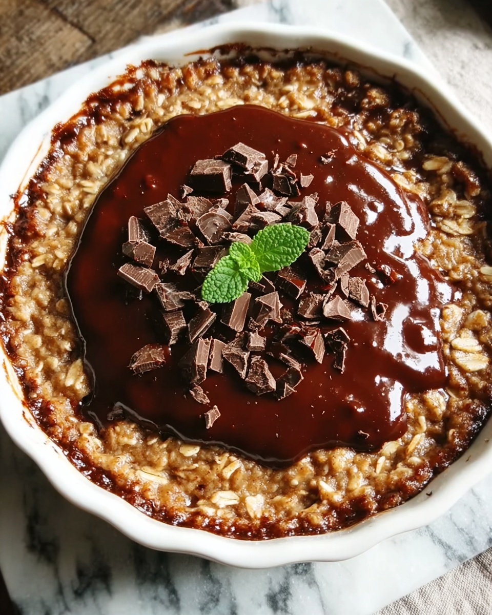 Chocolate Baked Oats Recipe - Recipe Image