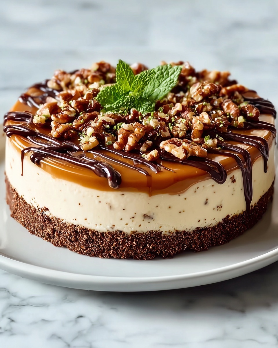 Whimsical Peanut Butter Swirl Cheesecake Recipe - Recipe Image