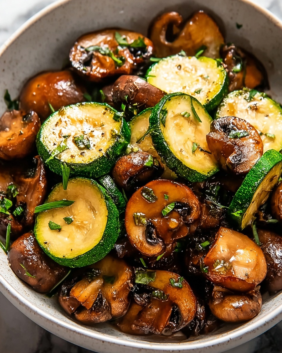 Pan-Fried Zucchini and Mushrooms: An Amazing Ultimate Recipe - Recipe Image