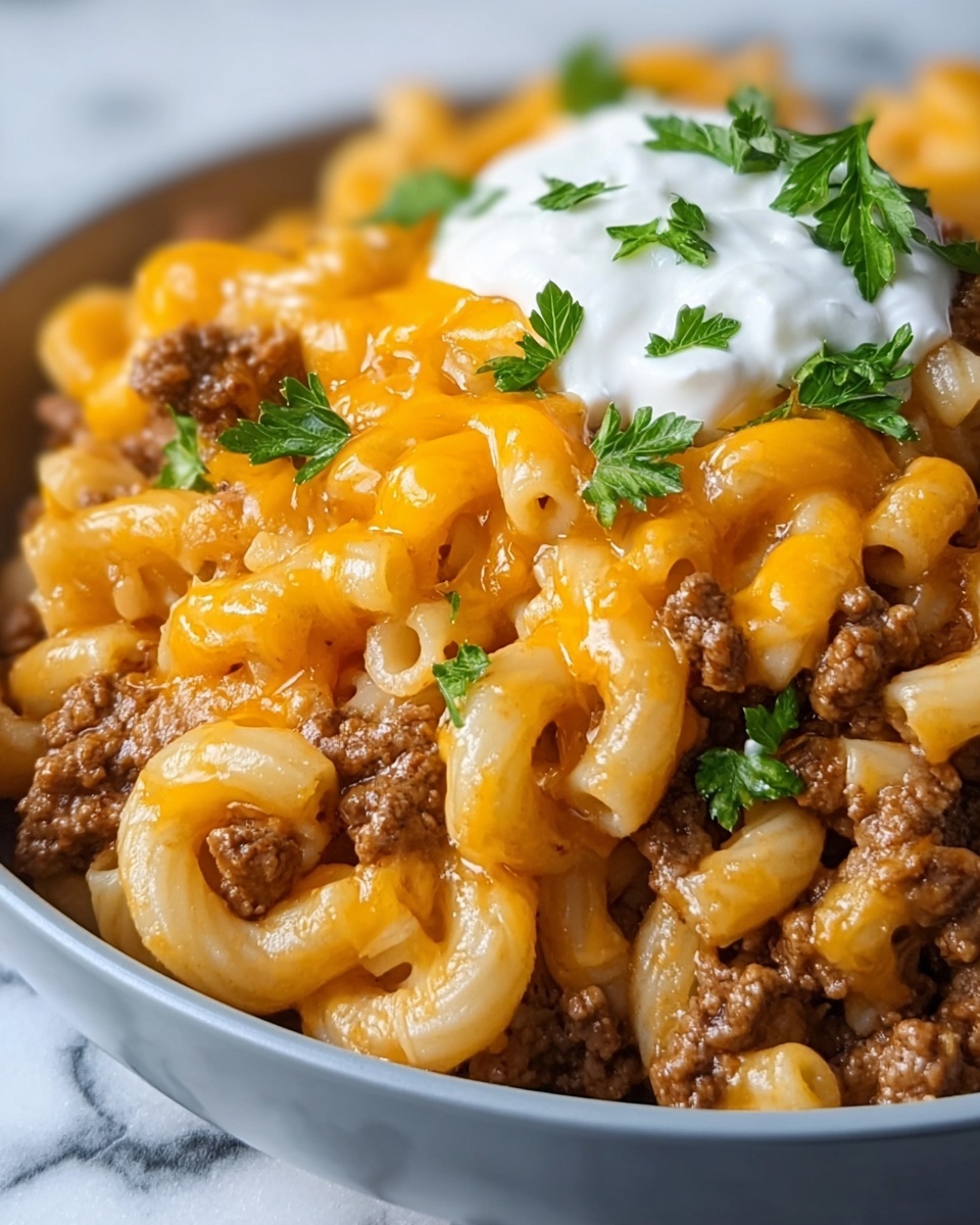 One-Pot Cheesy Taco Pasta Recipe - Recipe Image