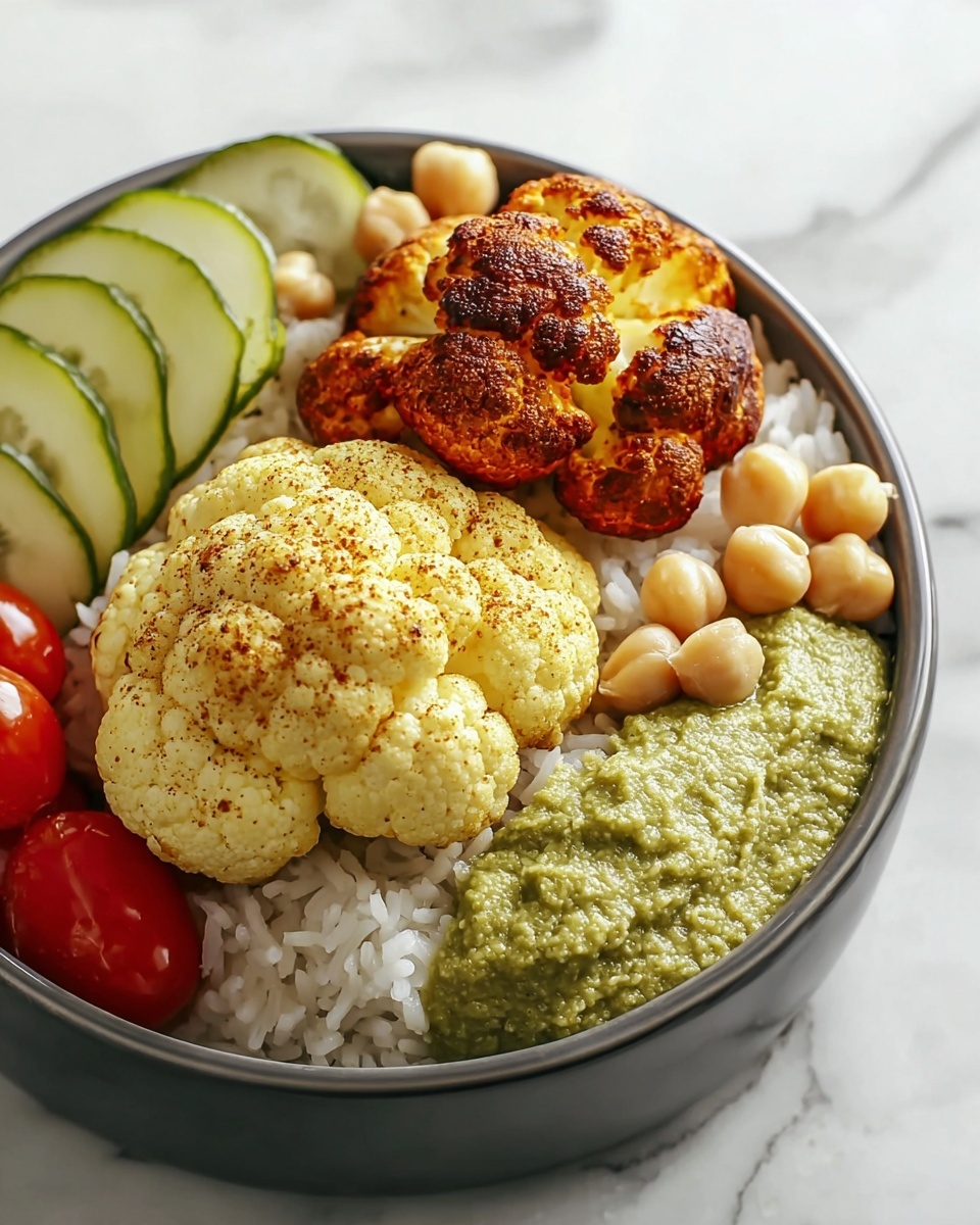 Cauliflower Shawarma Bowls: A Flavor-Packed Vegetarian Delight Recipe - Recipe Image