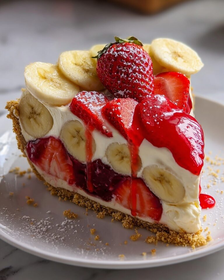 Banana-Strawberry Cheesecake Fantasy Recipe