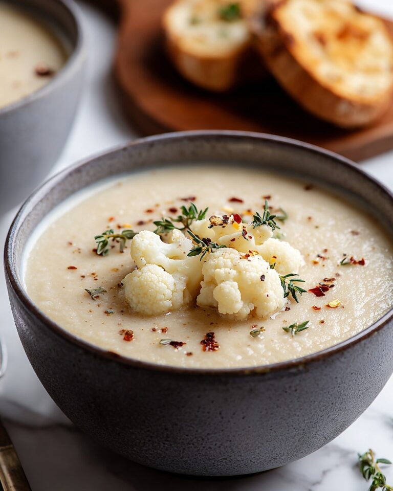 Vegan Cauliflower Soup Recipe