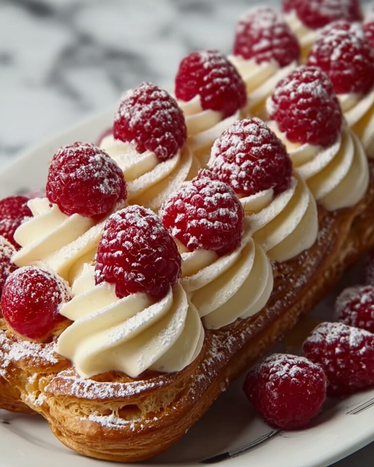 Raspberry and Cream Éclairs Recipe