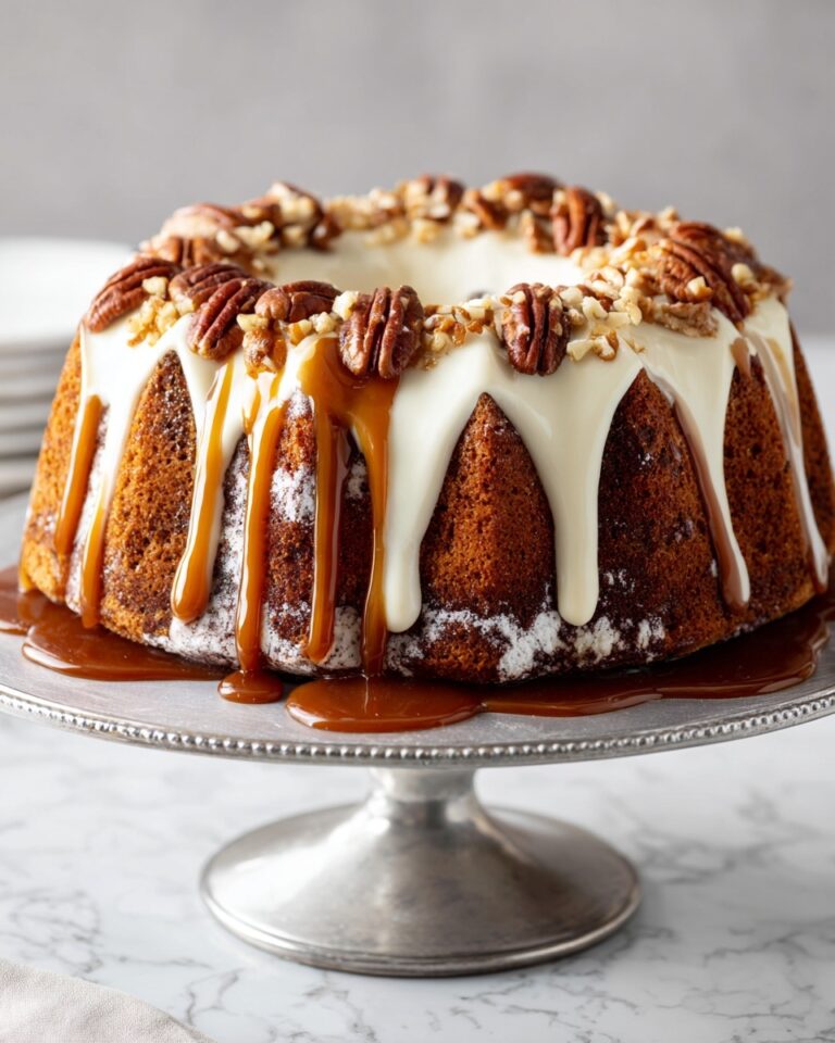 Caramel Pecan Bundt Cake Recipe