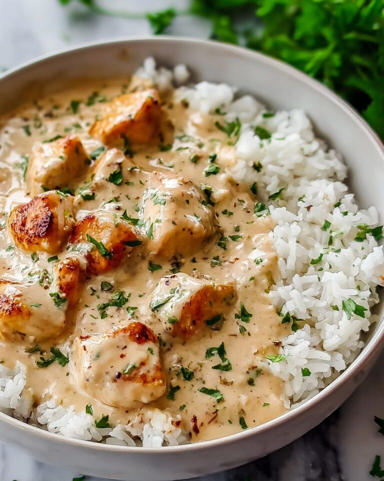Creamy Smothered Chicken and Rice Recipe