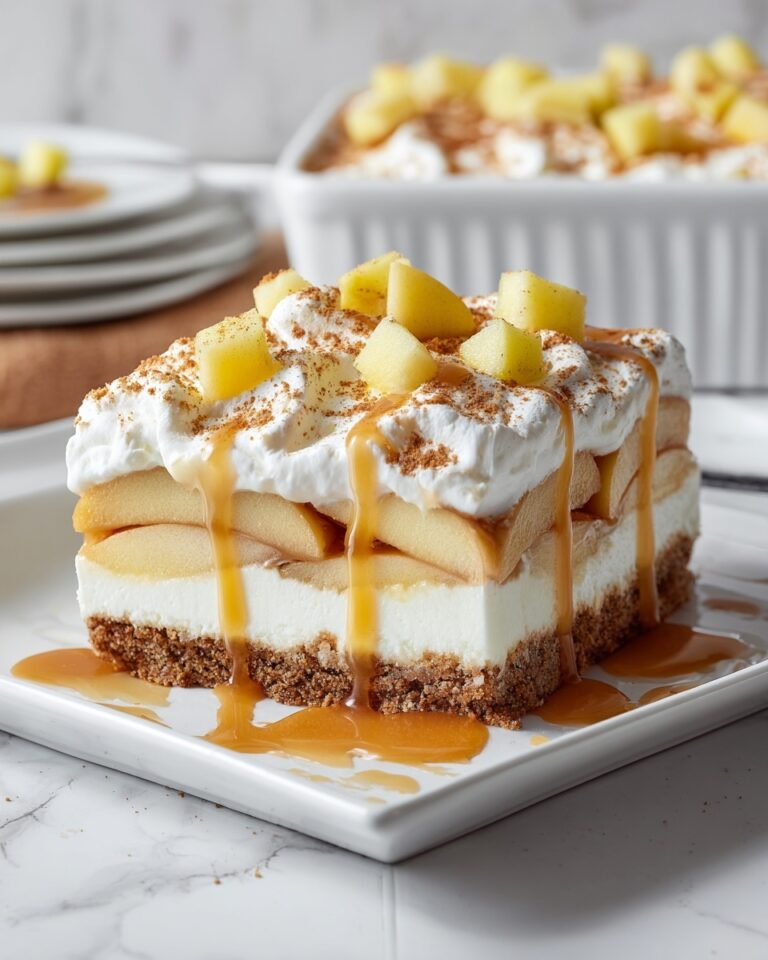 Apple Delight Cheesecake with Spiced Caramel Apples Recipe