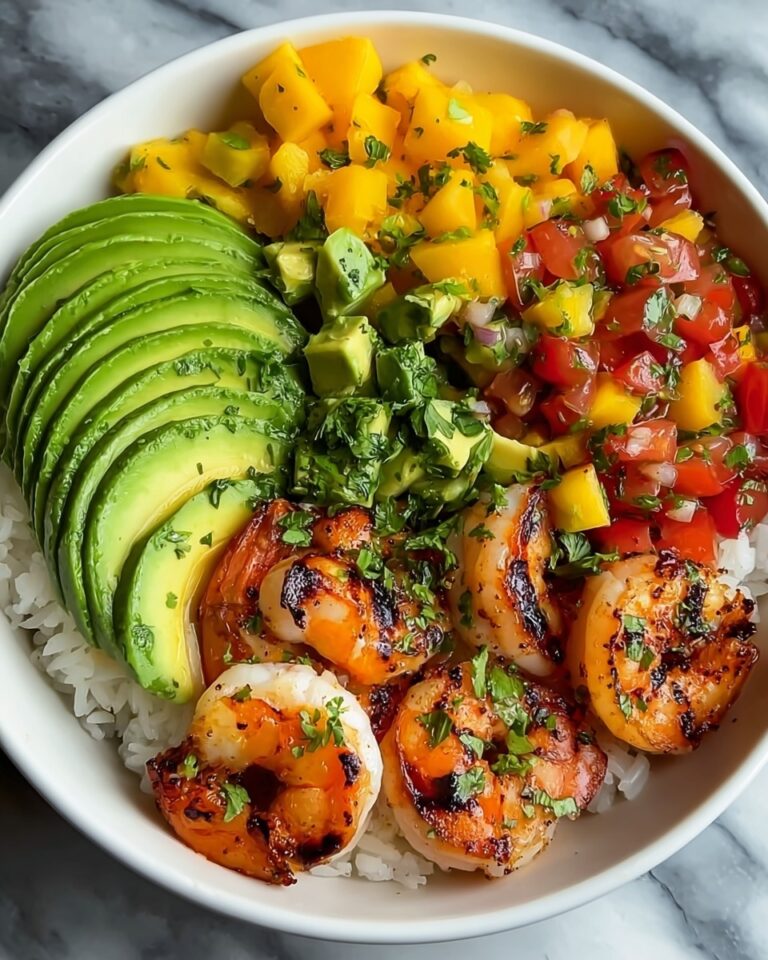 Shrimp and Avocado Bowls with Mango Salsa Recipe