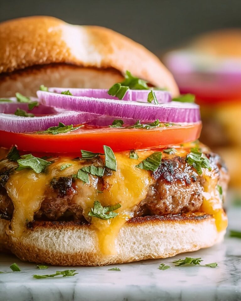 Chipotle Cheddar Chicken Burgers Recipe