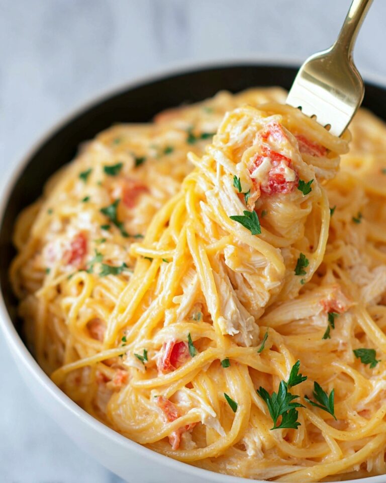Cheesy Spaghetti Chicken Casserole Recipe