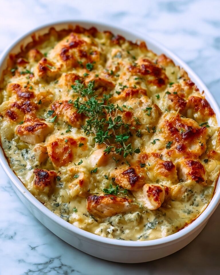 Cheesy Chicken Alfredo Bake Recipe
