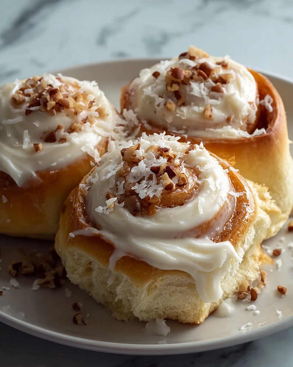 Breakfast Sweet Rolls with Coconut and Toffee Recipe - Recipe Image