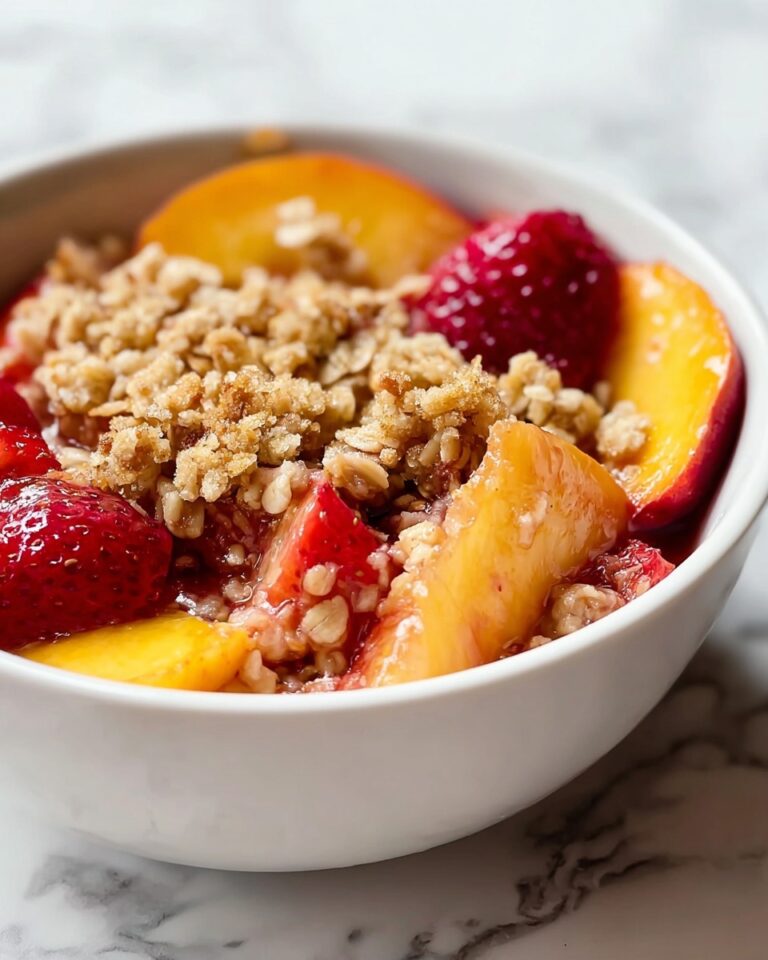 Strawberry Peach Crisp Recipe